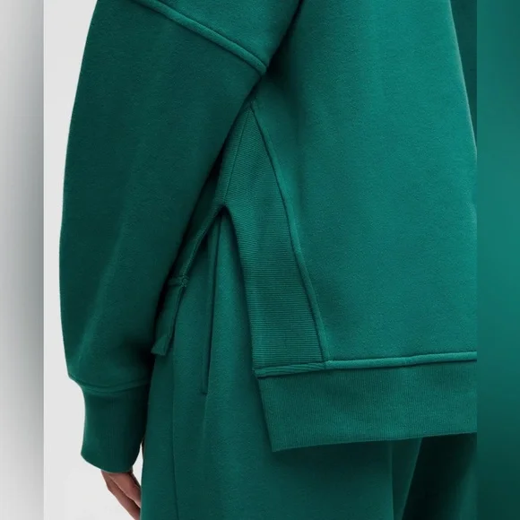 NWT Lululemon Scuba Oversized Side-Slit Hoodie – Teal Lagoon – Size XL/XXL - Picture 6 of 12